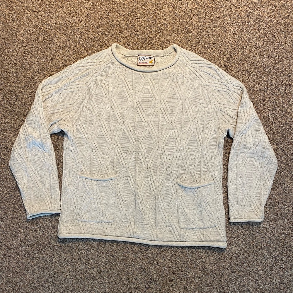Manresa Oysterman knit Sweater White Medium